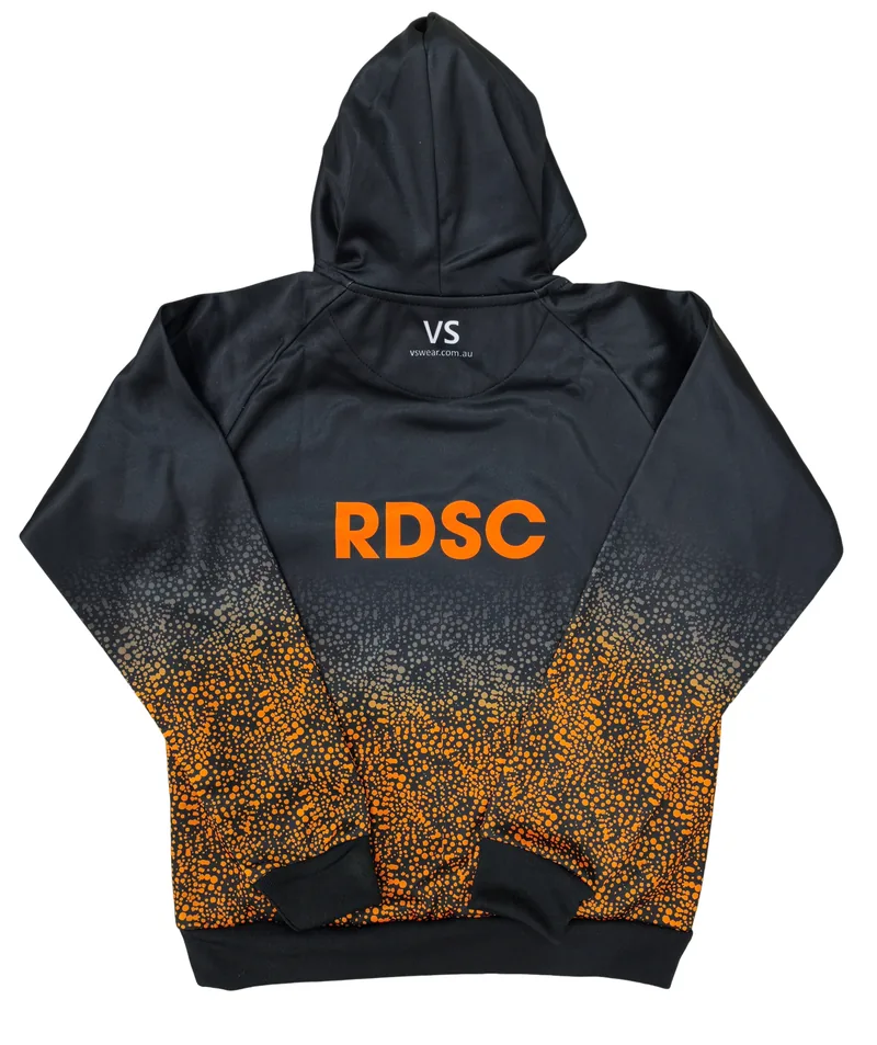Roxby Downs Soccer Club custom sublimated hoodie, made by CustomHoodie (VS Wear)