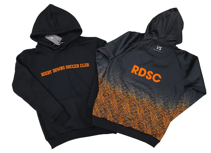 Roxby Downs Soccer Club custom cotton hoodie, made by CustomHoodie (VS Wear)