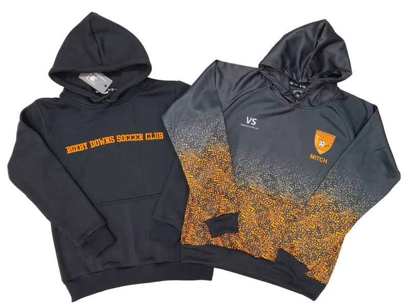 Roxby Downs Soccer Club custom cotton hoodie, made by CustomHoodie (VS Wear)