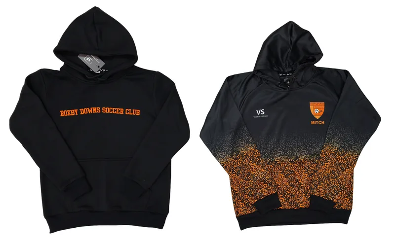 Roxby Downs Soccer Club custom cotton hoodie, made by CustomHoodie (VS Wear)